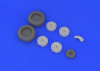 Eduard 632024 Ju 88 wheels late 1/32 (Revell)